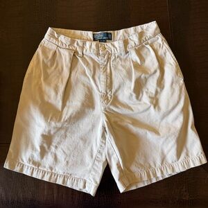 Polo by Ralph Lauren Men's Khaki Flat Front Shorts